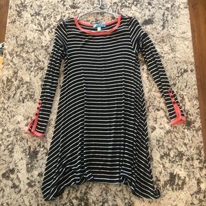 Francescas black and white striped dress